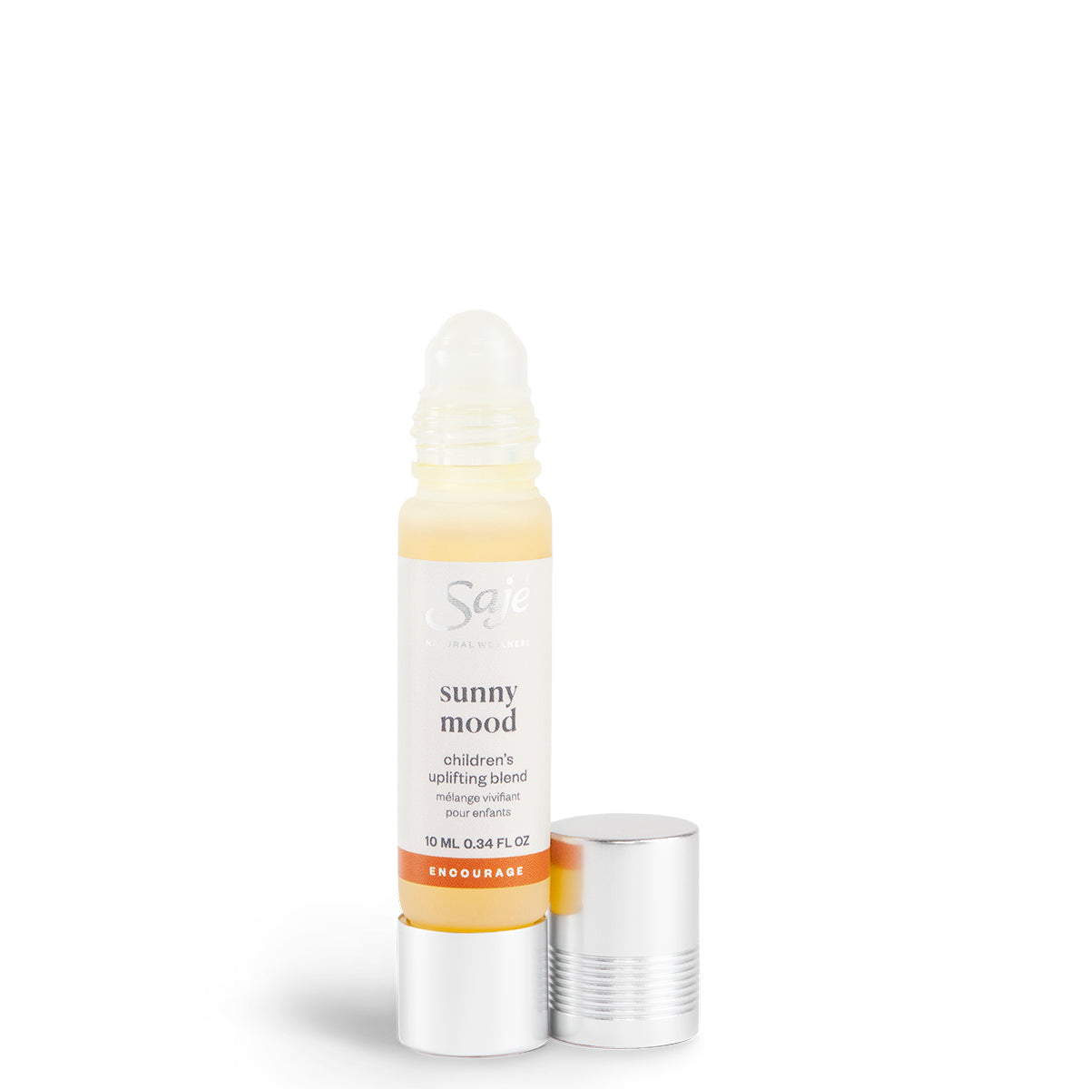Sunny Mood Children’s Uplifting Blend Roll-On with lid off