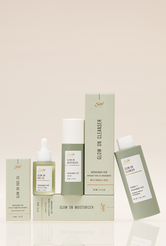 Glow on skincare products